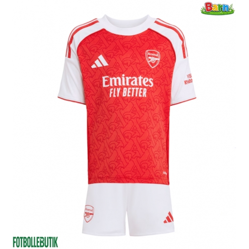 Arsenal Hemmaställ Barn 2025-26 Kortärmad (+ Korta byxor)